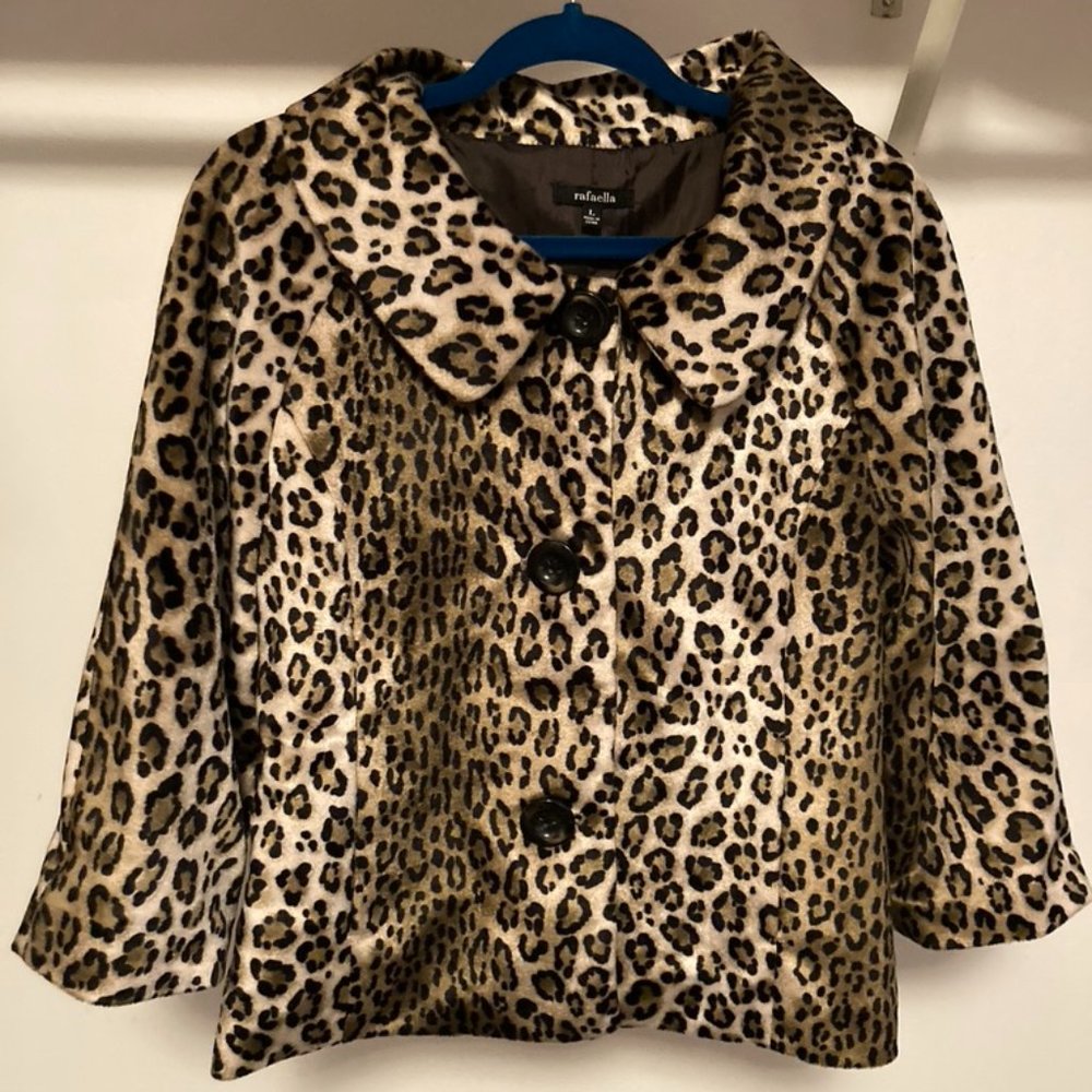 Leopard print jacket